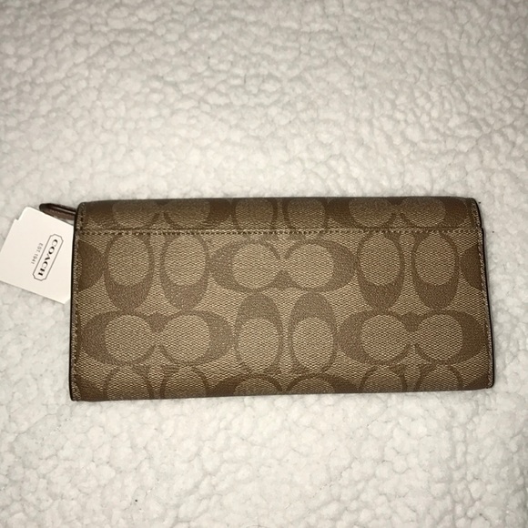 *Reposh* NWT Coach Peyton Floral Print Slim Envelope Wallet - Picture 3 of 8